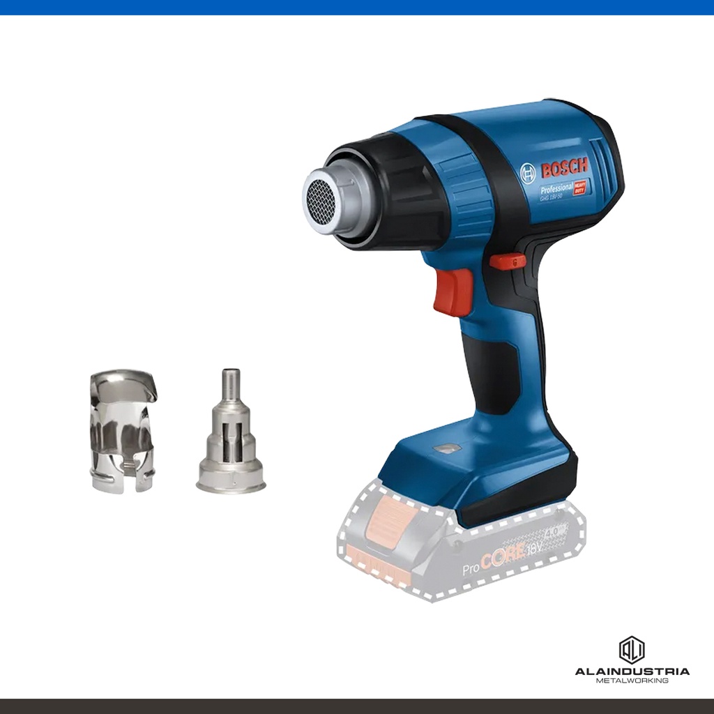 PISTOLA DE CALOR A BATERIA 18V BOSCH GHgr 18V-50 (sinbatería/cargador)