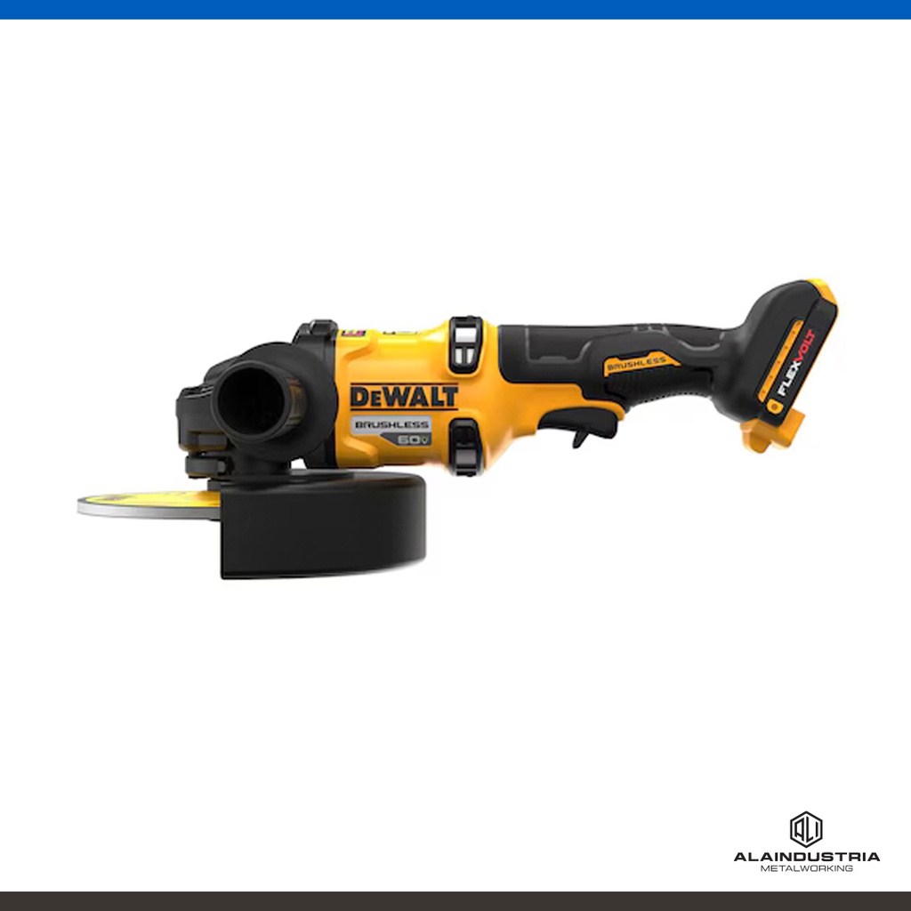 AMOLADORA ANGULAR A BATERIA 60V 180mm DEWALT DCG440BB2 (sin batería/cargador)