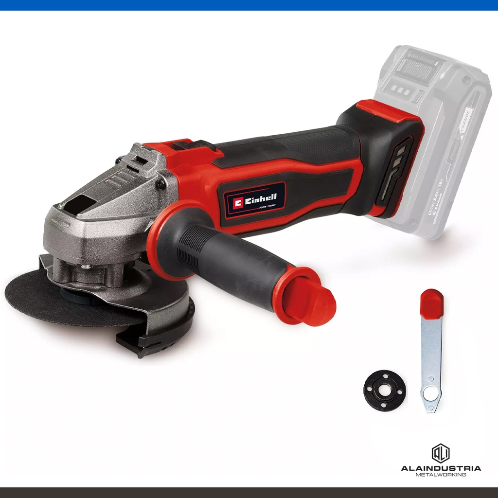 AMOLADORA ANGULAR A BATERIA 115mm 18V EINHELL TE-Agr 18/115-2 (sin batería/cargador)