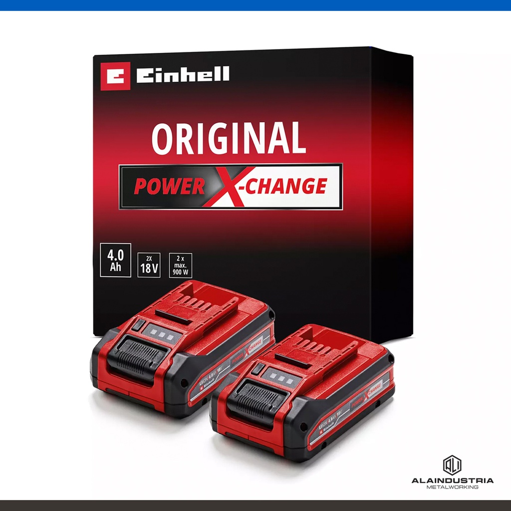 BATERÍA 18V 4.0Ah EINHELL PXC PLUS PACK 2 UNIDADES