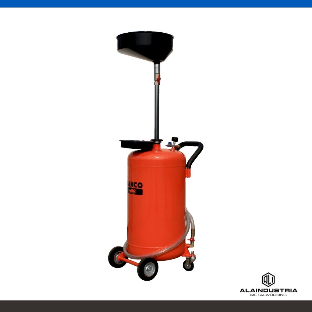 RECOGEDORA DE ACEITE POR GRAVEDAD CON TANQUE DE 90 L 1000x413x630mm BAHCO