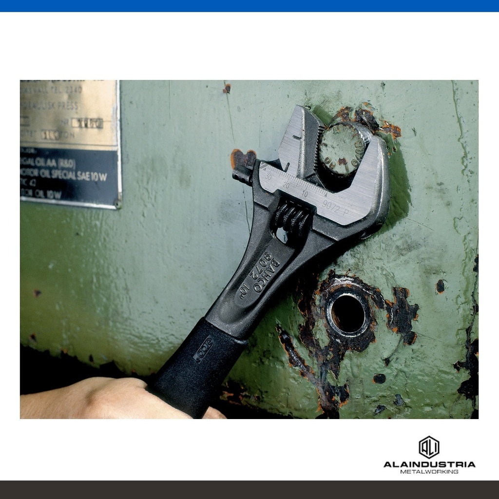 LLAVE FRANCESA AJUSTABLE 208mm FOSFATADA BAHCO SERIE 90