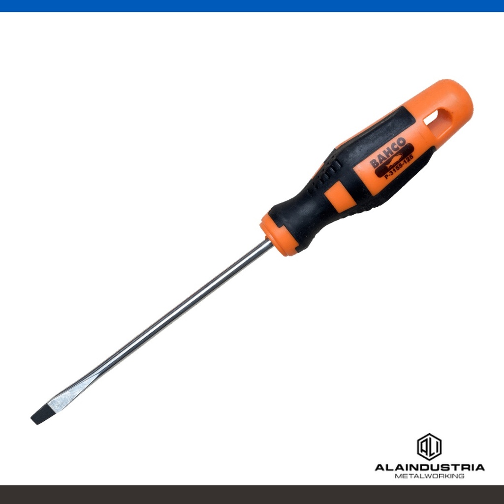 DESTORNILLADOR PUNTA PLANA CÓNICA 100mm 6.5mm BAHCO PREMIUM P-3000