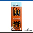 JUEGO DE DESTORNILLADORES PREMIUM 5 pzs. BAHCO