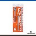 JUEGO DE ACCESORIOS DE 1/2" 4 pzs. BAHCO