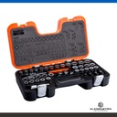 JUEGO DE BOCALLAVES PASANTES 3/4" 53 pzs. BAHCO