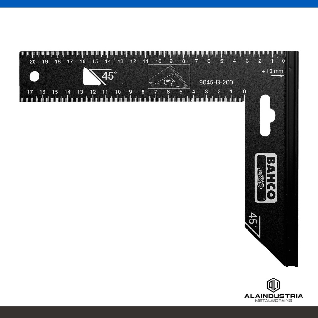 ESCUADRAS DE CARPINTERO CON HOJA DE ACERO 300mm BAHCO