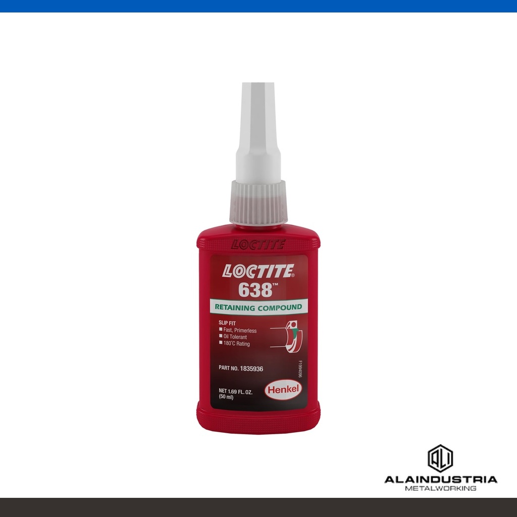 FIJADOR DE PARTES CILÍNDRICAS 50gr LOCTITE 638