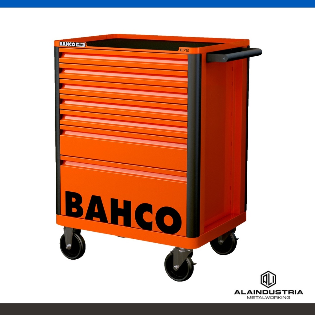 CARRO DE HERRAMIENTAS SERIE E72 7 CAJONES NARANJA BAHCO
