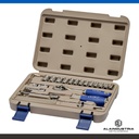 SET DE BOCALLAVES Y PUNTAS HEXAGONALES 1/4" 35 pzs. 60X170X250 IRIMO