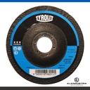 DISCO DE LIMPIEZA Ø115 x 22mm FIBRA SINTENTICA CARB. SILICIO TYROLIT T27GR-CS