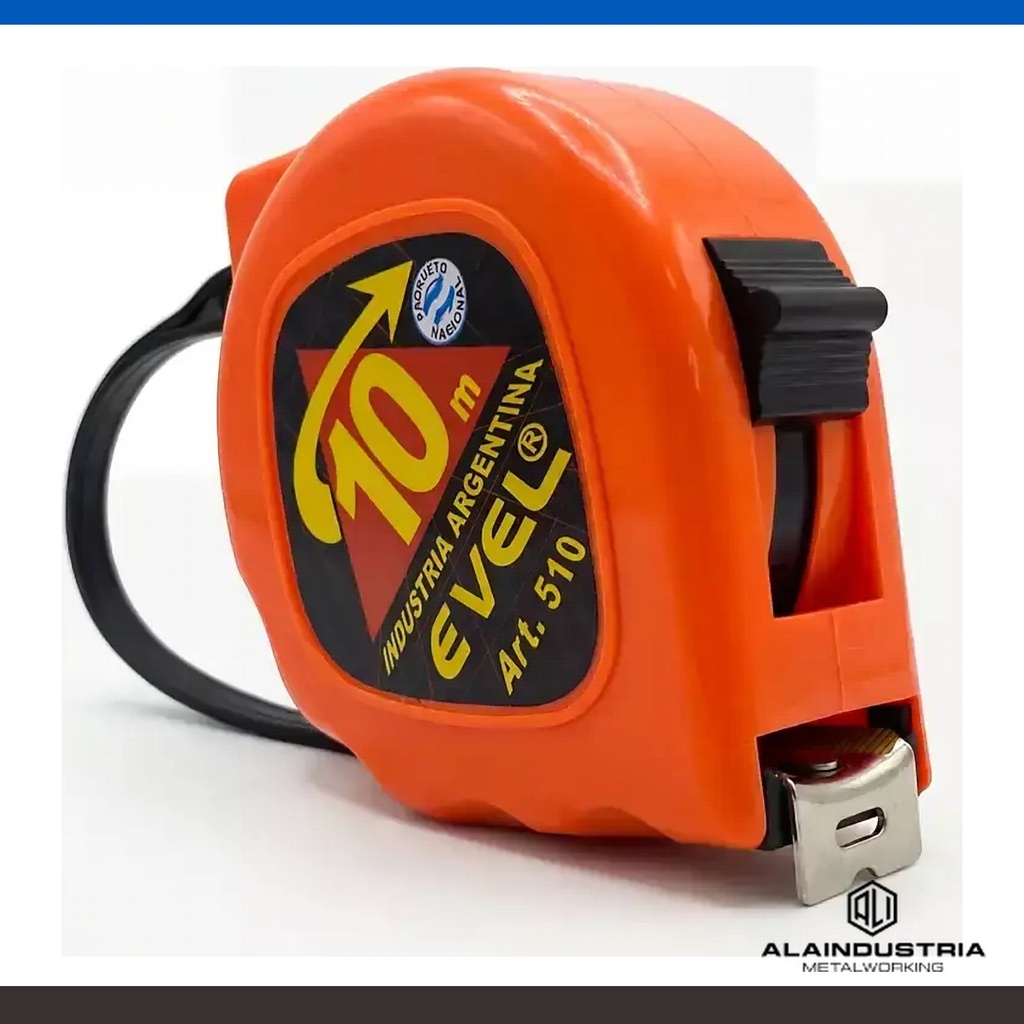 CINTA MÉTRICA 10M X25mm EVEL PREMIUMBLOK
