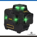 NIVEL LÁSER AUTONIVELANTE 360° 3X3D 45M EVEL