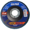DISCO FLAP ÓXIDO DE ZIRCONIO GRANO 80 Ø 115 mm 22,2 mm SIN PAR x 20 un