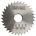 SIERRA CIRCULAR HSS DIN 1837 Ø 20.0mm x 2.00mm X BUJE 5.0mm Z32 SIN PAR