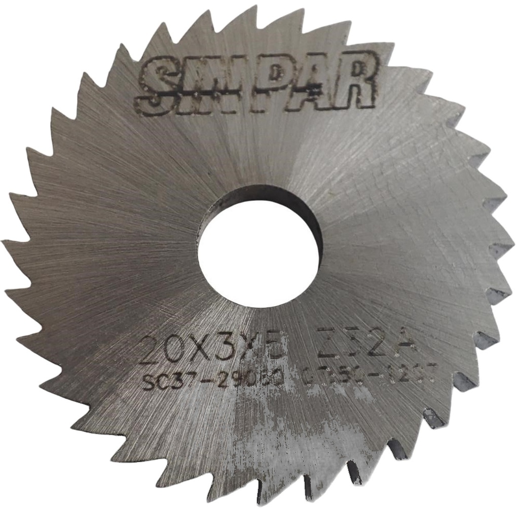 SIERRA CIRCULAR HSS DIN 1837 Ø 20.0mm x 3.00mm X BUJE 5.0mm Z32 SIN PAR