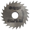 SIERRA CIRCULAR HSS DIN 1837 Ø 20.0mm x 5.00mm X BUJE 5.0mm Z24 SIN PAR