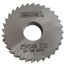 SIERRA CIRCULAR HSS DIN 1837 Ø 25.0mm x 5.00mm X BUJE 8.0mm Z32 SIN PAR