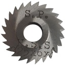 SIERRA CIRCULAR HSS DIN 1837 Ø 25.0mm x 6.00mm X BUJE 8.0mm Z24 SIN PAR