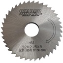SIERRA CIRCULAR HSS DIN 1837 Ø 32.00mm x 2.50mm X BUJE 8.00mm Z40 SIN PAR