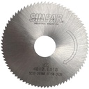 SIERRA CIRCULAR HSS DIN 1837 Ø 40.00mm x 0.60mm X BUJE 10.00mm Z80 SIN PAR