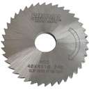 SIERRA CIRCULAR HSS DIN 1837 Ø 40.00mm x 4.00mm X BUJE 10.00mm Z40 SIN PAR