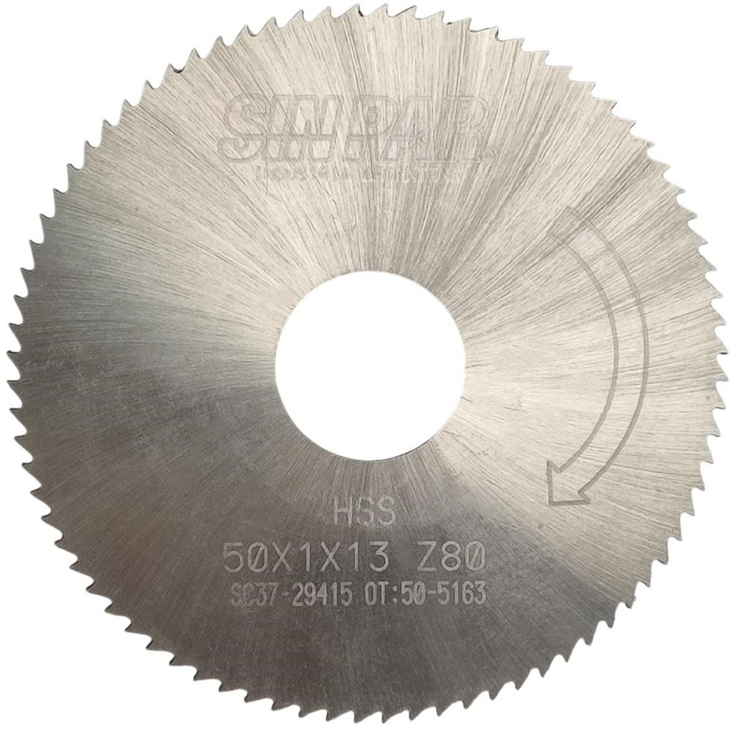 SIERRA CIRCULAR HSS DIN 1837 50x1.0x13mm SIN PAR