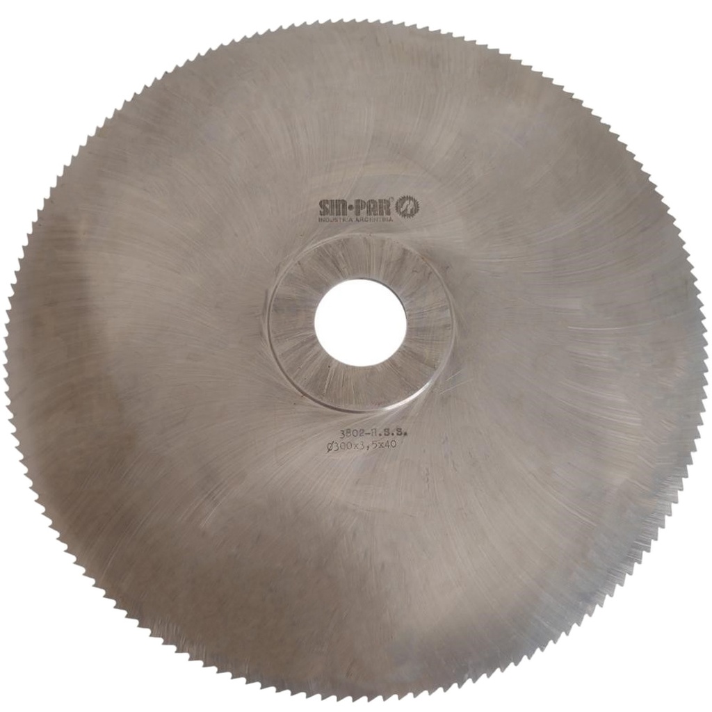 SIERRA CIRCULAR HSS DIN 1837 Ø300 x 3.5 X BUJE 40mm SIN PAR