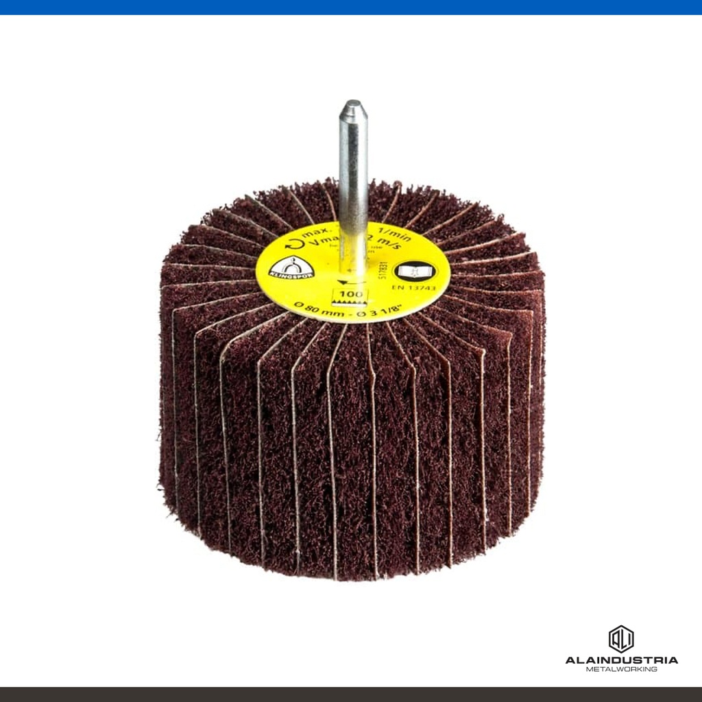 RUEDA COMBINADA CON VASTAGO Ø50 x 30 x 6mm #100 KLINGSPOR NCS 600