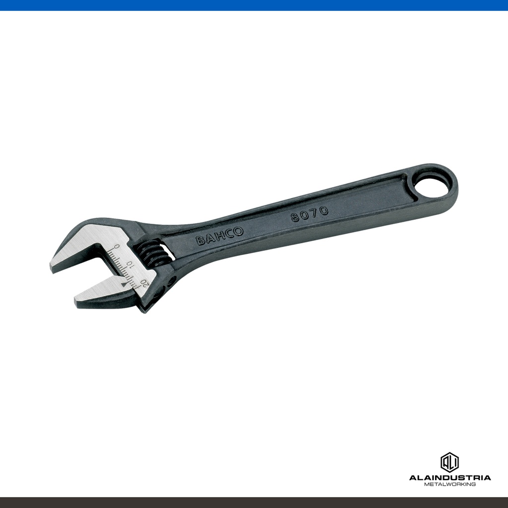 LLAVE FRANCESA AJUSTABLE 455mm FOSFATADA BAHCO SERIE 80