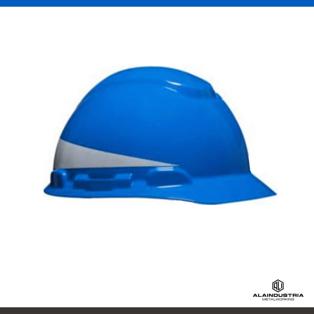 CASCO MINERO AZUL 3M H-700 CON REFLECTIVA SIN ARNES