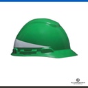 CASCO MINERO VERDE 3M H-700 CON REFLECTIVA SIN ARNES