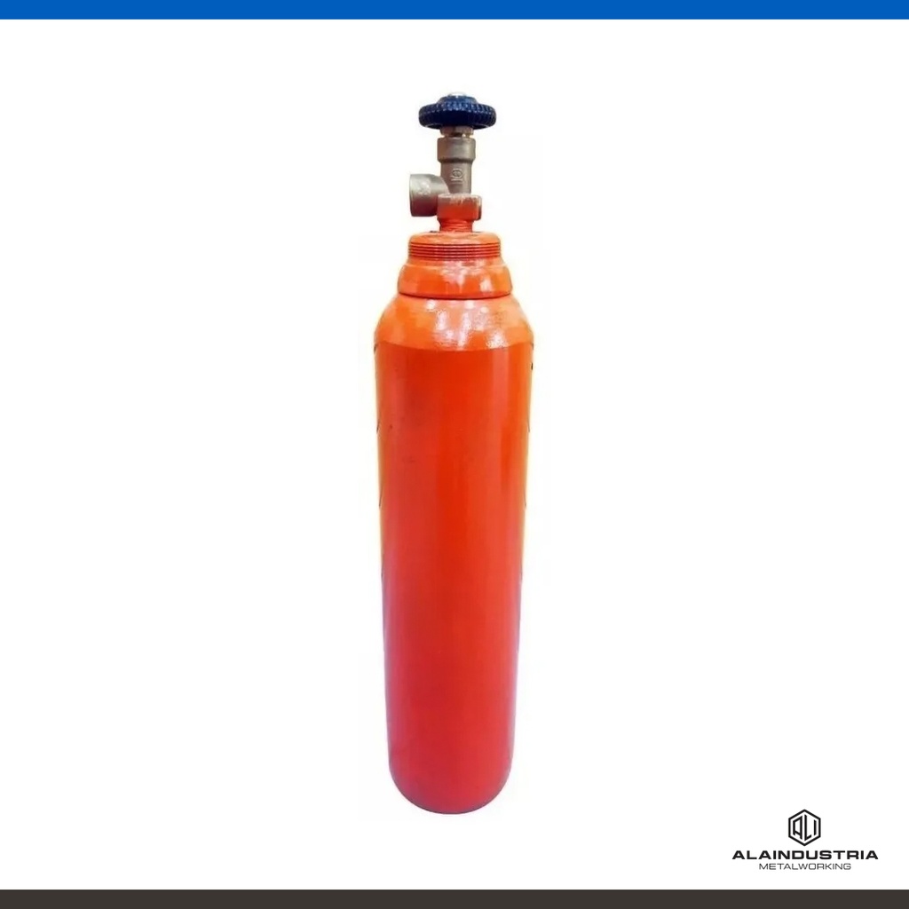 CILINDRO PARA ARGÓN 1.5 m3 NARANJA DRAGO
