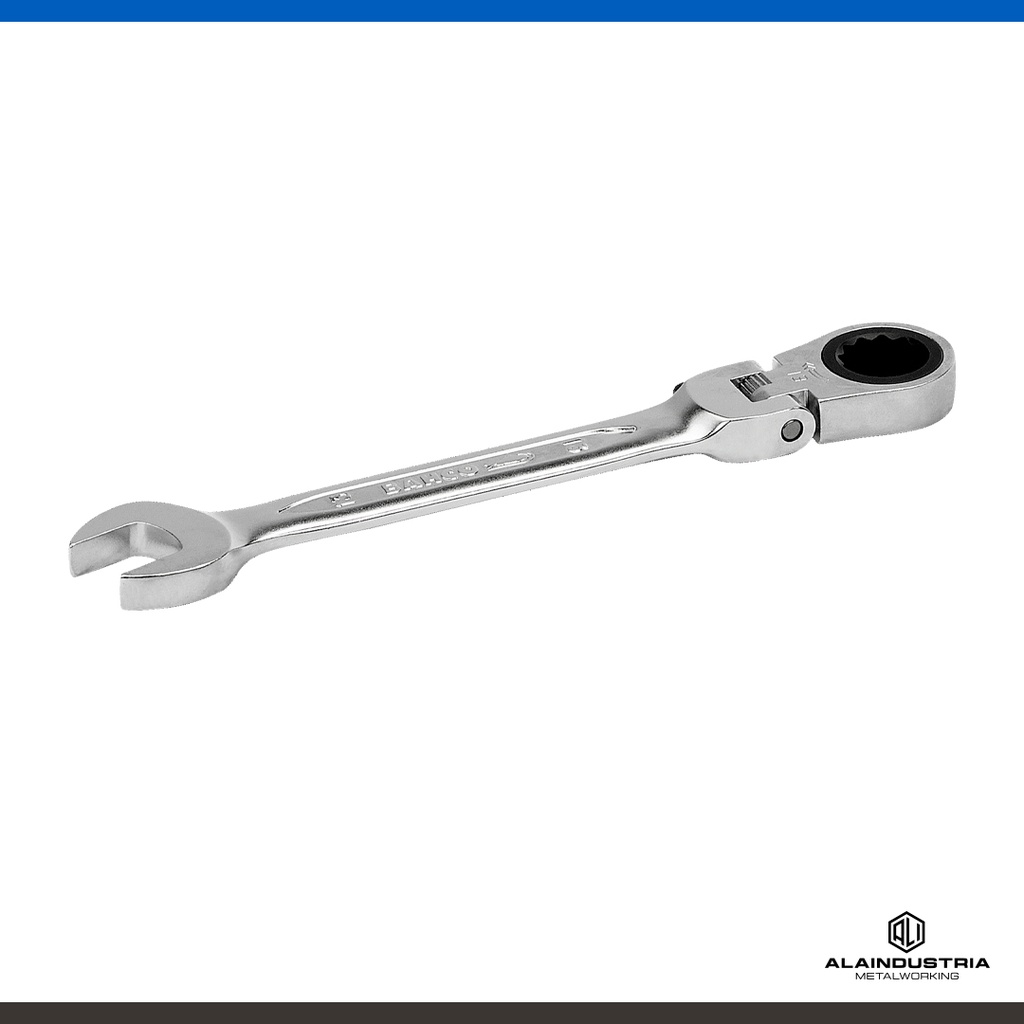 LLAVE COMBINADA CON CRIQUE ARTICULADA 14mm BAHCO