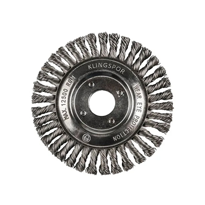 Cepillo circular trenzado para tuberias