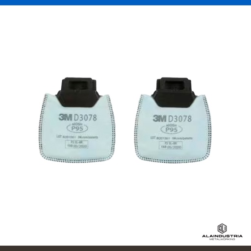 [201519] FILTRO DE PARTÍCULAS P95 3M SECURE CLICK D3078