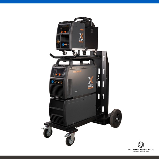 [201538] SOLDADORA MULTIPROCESO 350 AMPERS AXO X-MIG 3503 SINERGICA + TORCHA 360 TRAFIMET + DEVANADOR