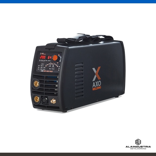 [201547] SOLDADORA TIG 200 AMPERS AXO X-TIG 2001 AC/DC PULSE + TORCHA WP26 TRAFIMET + REGULADOR