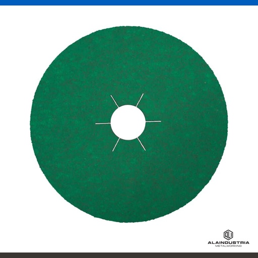 [202115] DISCO DE FIBRA 180 x 22 CERÁMICO #60 KLINGSPOR FS 966