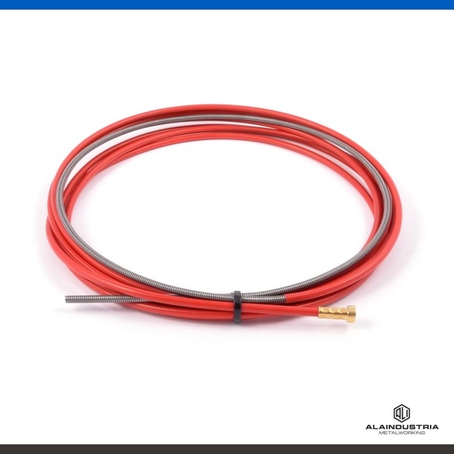 [200172] LINER- SIRGA ACERO 1.0-1.2mm L:4.4M ROJO