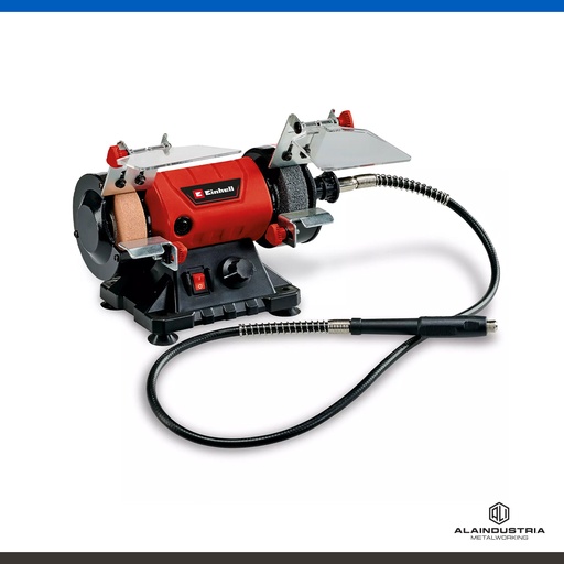 [202839] AMOLADORA DE BANCO 120W EINHELL TC-Xgr 75 + KIT DE ACCESORIOS