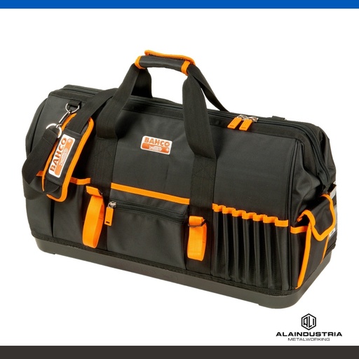 [203381] BOLSO DE HERRAMIENTAS CON PARTE SUPERIOR CERRADA. BASE RÍGIDA 48L BAHCO