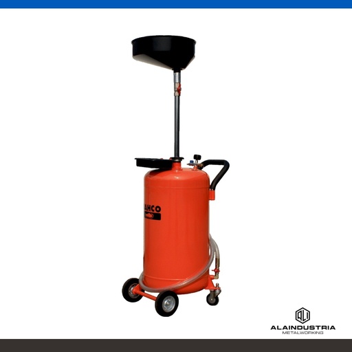 [203407] RECOGEDORA DE ACEITE POR GRAVEDAD CON TANQUE DE 90 L 1000x413x630mm BAHCO