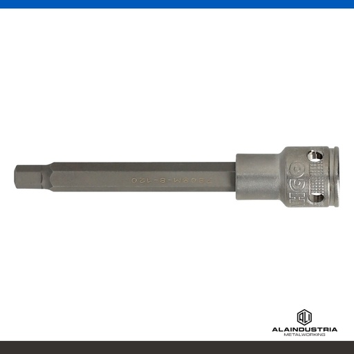 [203822] BOCALLAVE PUNTA HEXAGONAL 6mm 1/2" BAHCO
