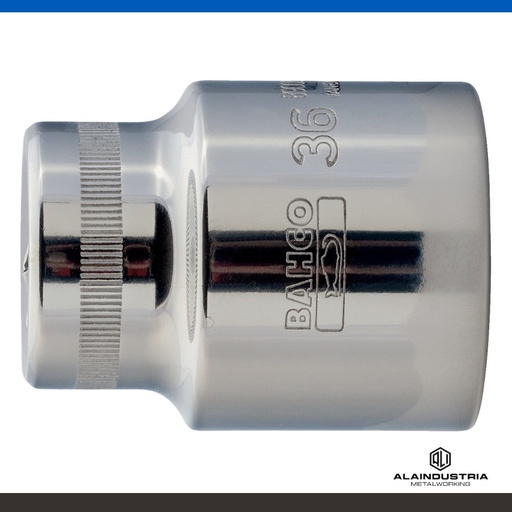 [203869] BOCALLAVE ESTRIADO ENCASTRE 3/4" 52mm BAHCO