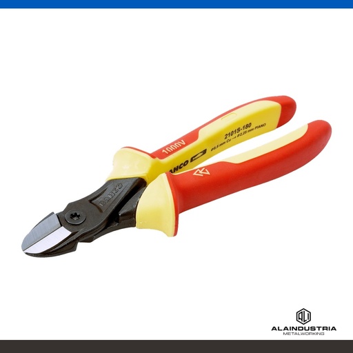 [203929] ALICATE DE CORTE LATERAL. MANGO AISLADO Y FOSFATADO 180mm BAHCO ERGO