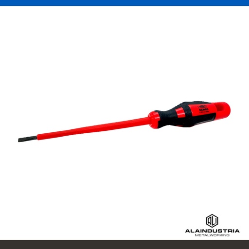 [203931] DESTORNILLADOR AISLADO PUNTA PLANA 125mm 4.0mm BAHCO