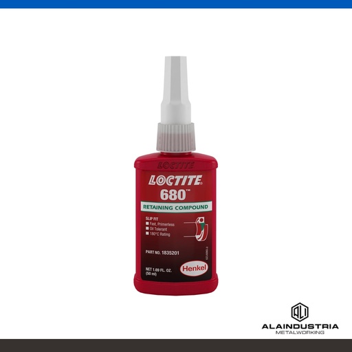 [203331] FIJADOR DE PARTES CILÍNDRICAS CURADO RÁPIDO 50ml LOCTITE 680