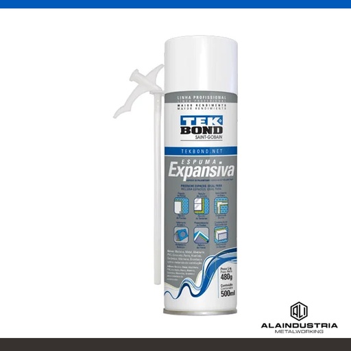 [205645] ESPUMA EXPANSIVA POLIURETANO 480g TEKBOND PROFESIONAL