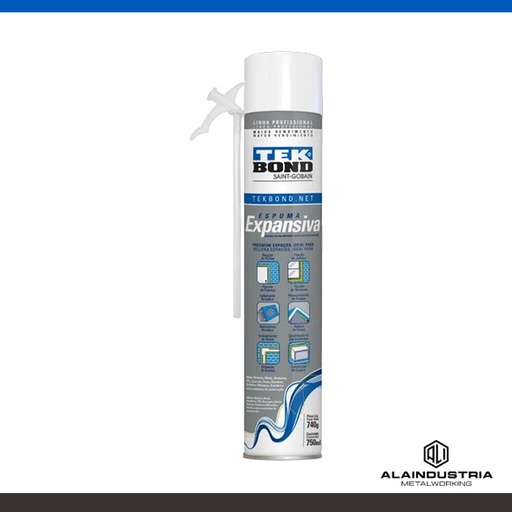 [205646] ESPUMA EXPANSIVA POLIURETANO 740g TEKBOND PROFESIONAL